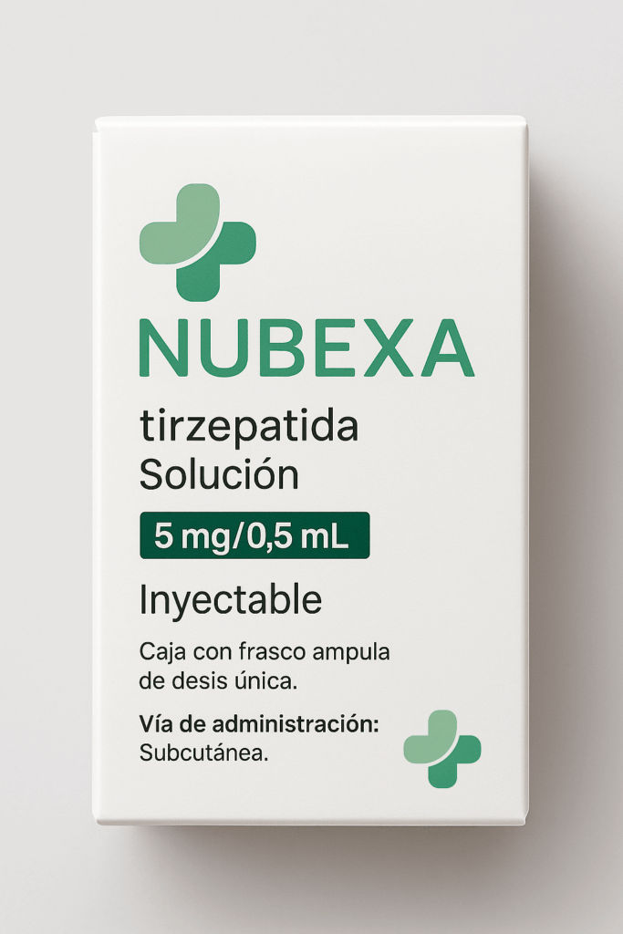 Nubexa TR – Tirzepatide 5 mg/0.5 mL (Injectable Solution)