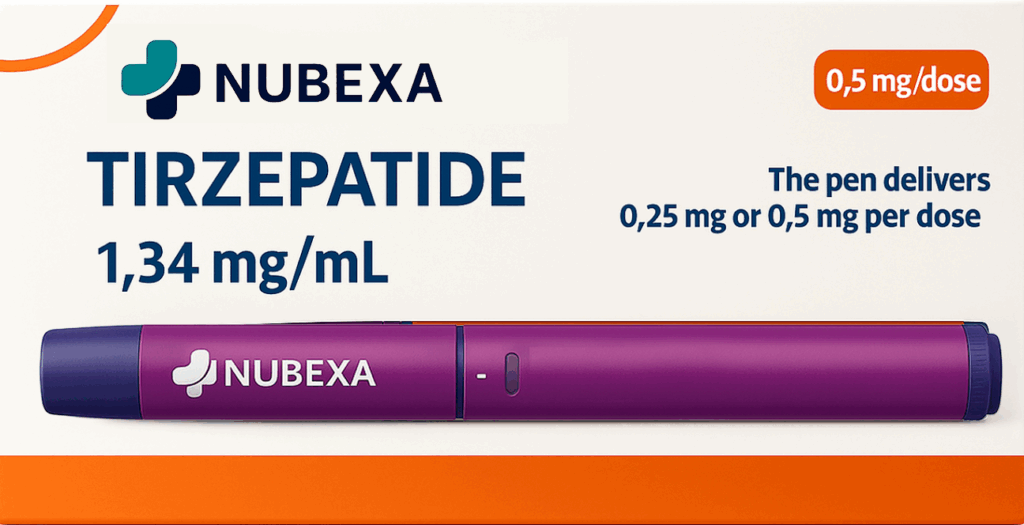Nubexa TR – Tirzepatide 10 mg/ml (2 ml Multi-Dose Pen)