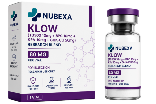 Nubexa Klow Research Blend (TB-500 + BPC-157 + KPV + GHK-Cu)